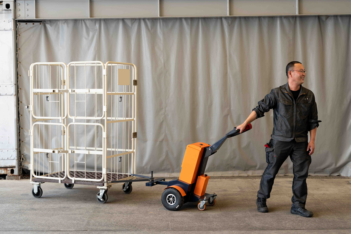 1t（1,000kg）もラクラク牽引！